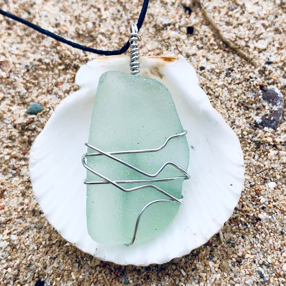 Beachcomber Seaglass Necklace - Picture 2 of 8